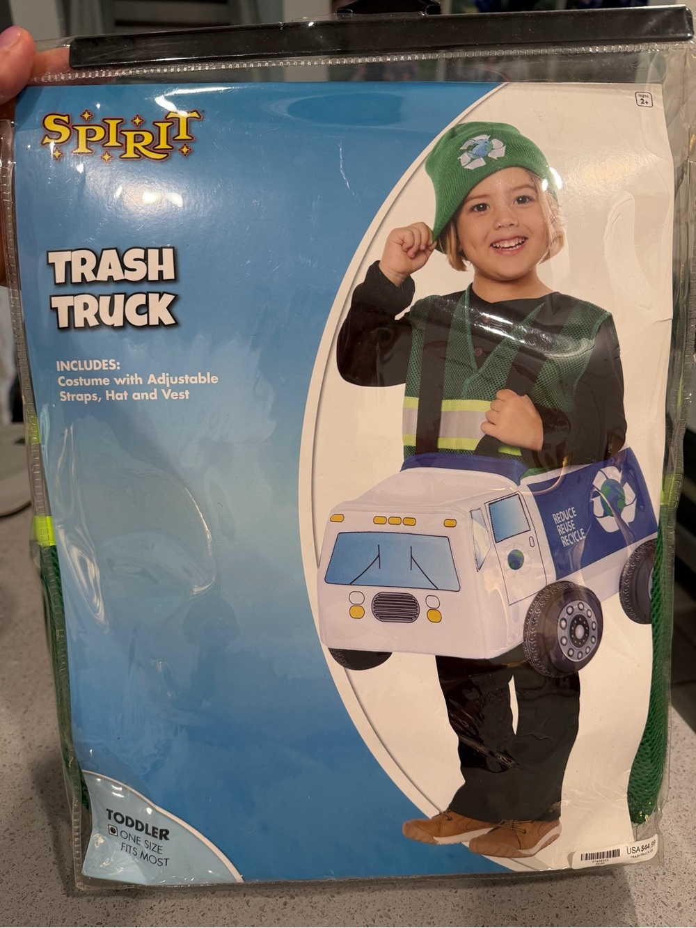 Spirit Toddler Trash Truck Costume